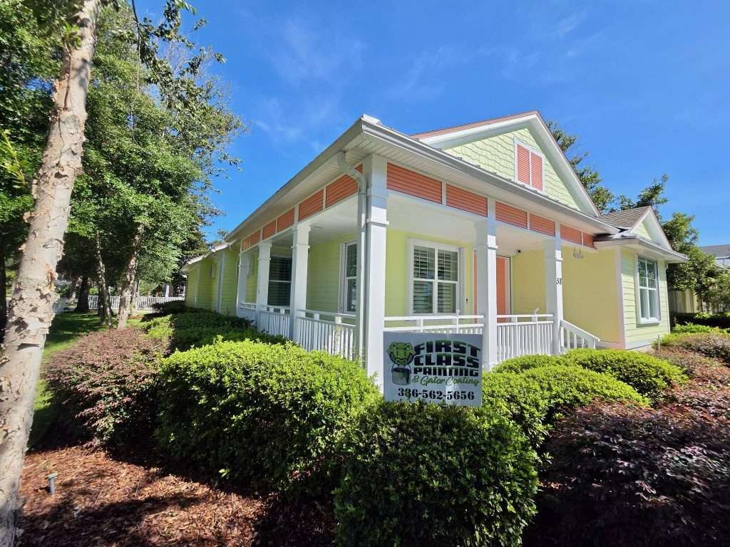 Completed exterior painting project in Beach Haven, Palm Coast, Florida